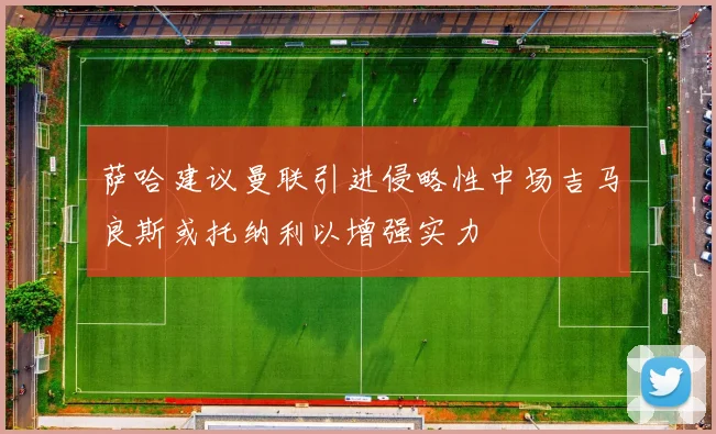 萨哈建议曼联引进侵略性中场吉马良斯或托纳利以增强实力
